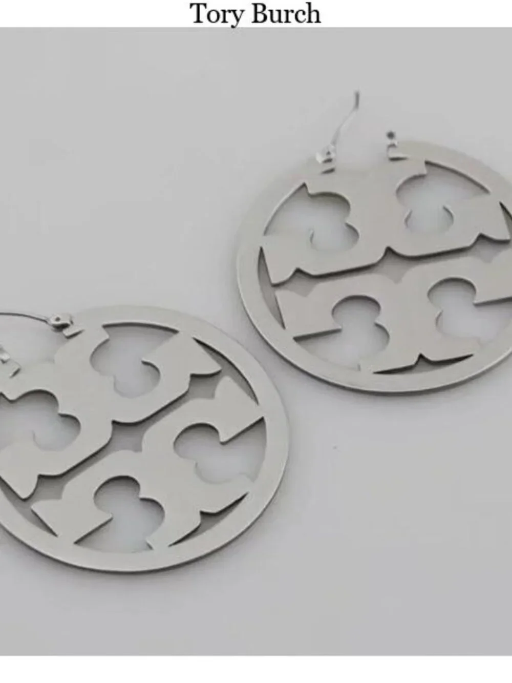 Tory Burch Silver hoop earrings